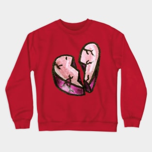 Broken Candy Heart Crewneck Sweatshirt